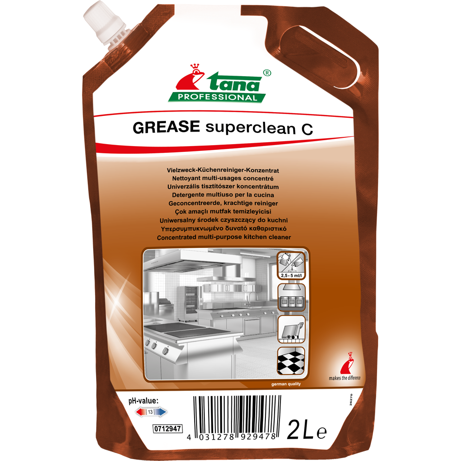 Grease Superclean C geconcentreerde keukenreiniger 2L
