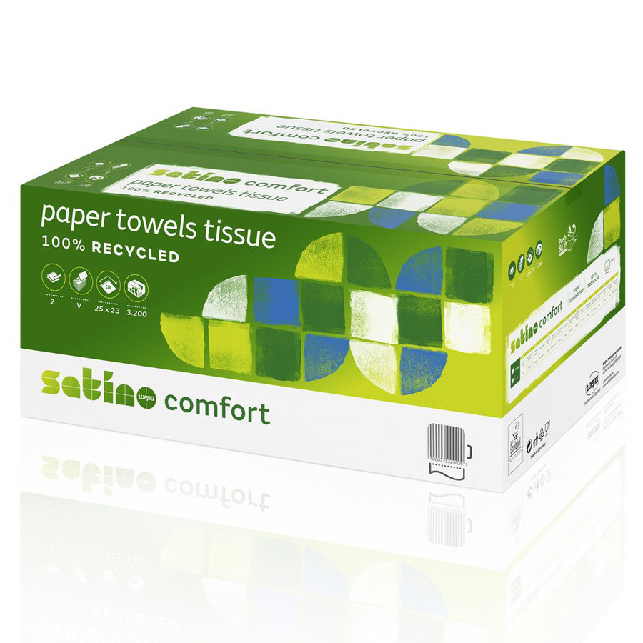 Papier essuie-mains Comfort 25 x 23 cm