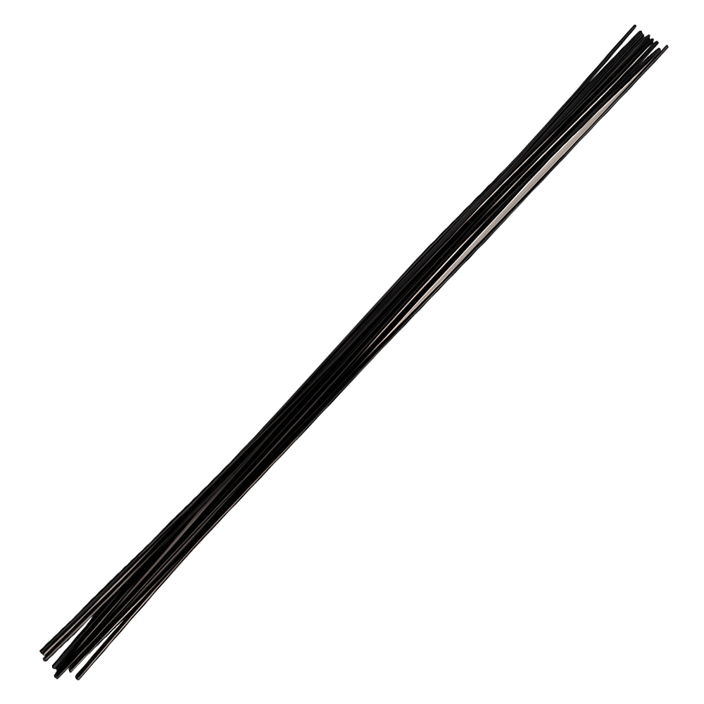 Pailles droites noires 5/1000 mm - 2000 pièces