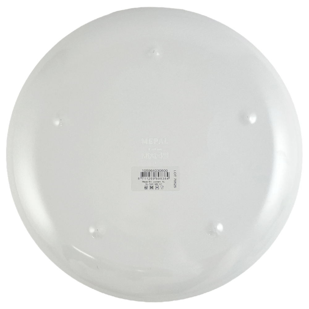 Plat bord groot melamine