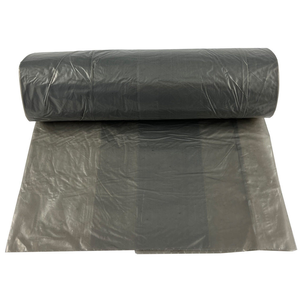 Sacs poubelles gris/transparent 115x140 cm HD