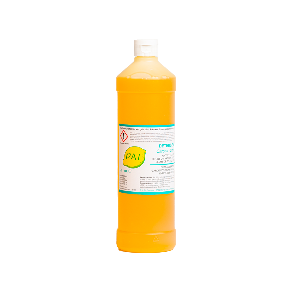détergent citron au pH neutre