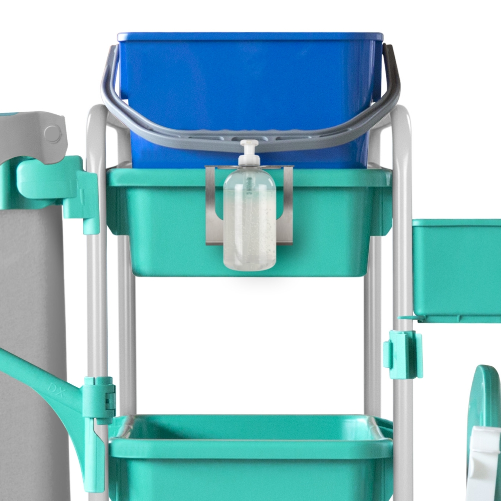 Support porte-bouteille pour chariot d'entretien